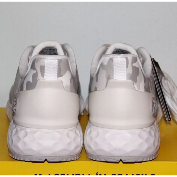 G/Fore MG4+ Plus Snow Camo Golf Shoes BRAND NEW Gray White GFore Mens Size 9.5 main image 4